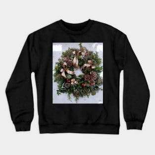 Christmas wreath Crewneck Sweatshirt